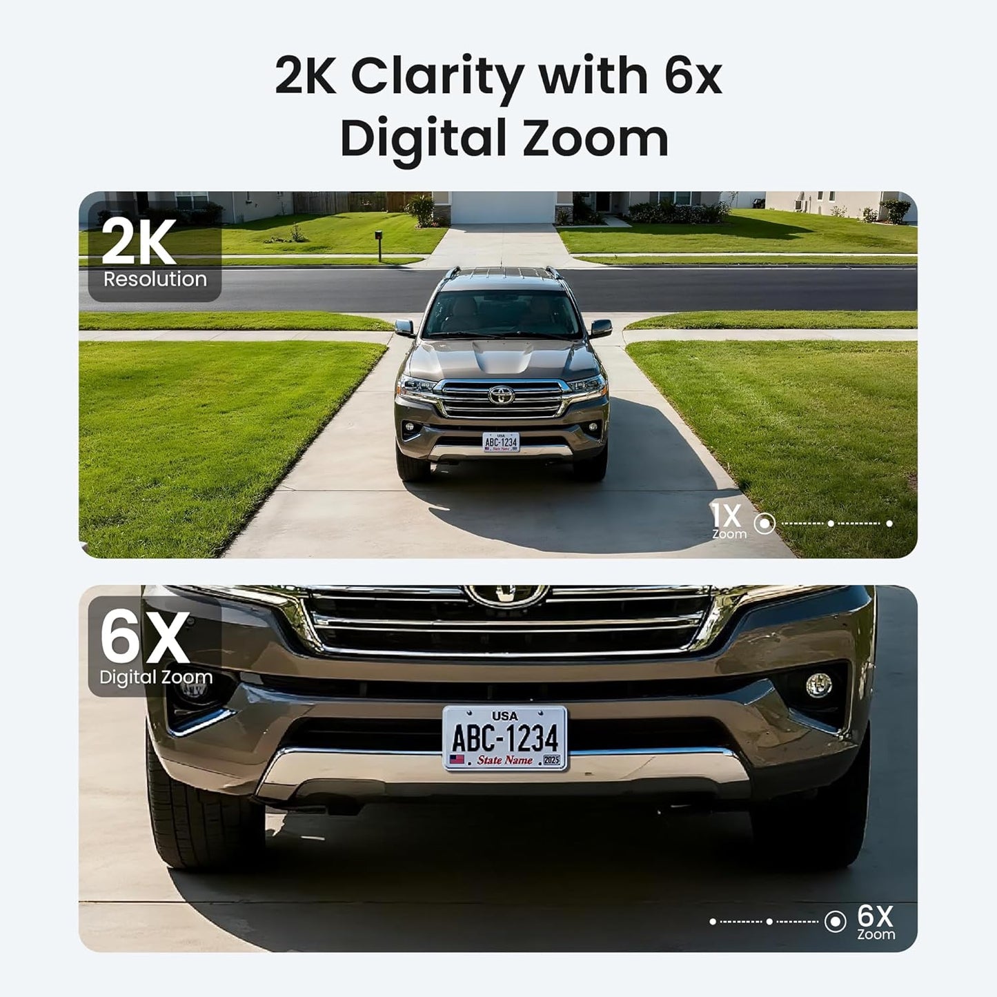 Window Security Camera 3MP 2K, Indoor WiFi Cameras 2.4GHz/5GHz with Colorvue AI Color Night Vision, Motion & Person Detection with Auto-Focus , Easy Installation, 24/7 Recording Works with Alexa & Google Home