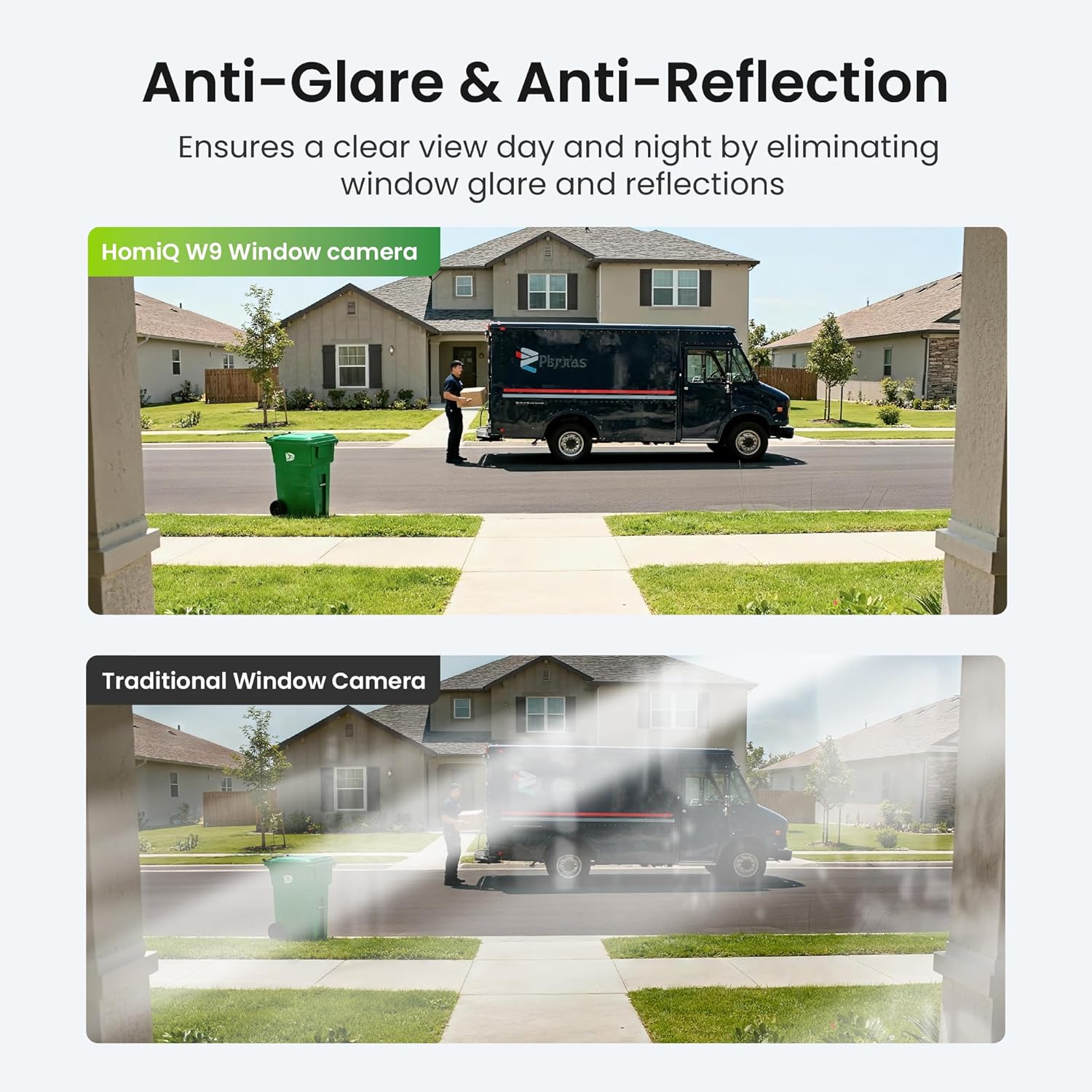 Window Security Camera 3MP 2K, Indoor WiFi Cameras 2.4GHz/5GHz with Co ...